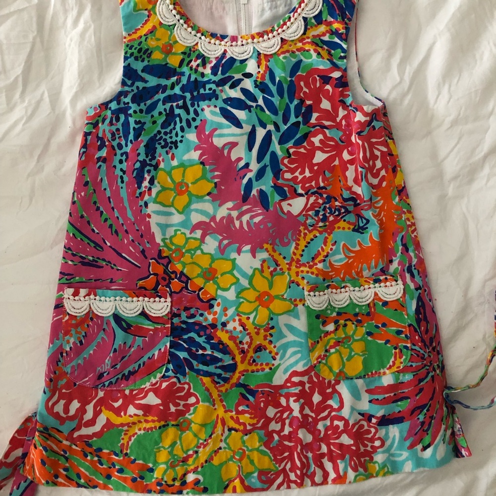 Vintage Lilly Pulitzer Girls Classic Shift Dress